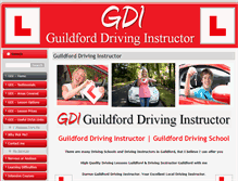 Tablet Screenshot of guildford-driving-instructor.co.uk